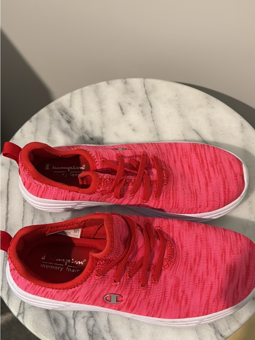 Champion women’s  Pink Athletic Sneakers size 6.5 like excellent condition